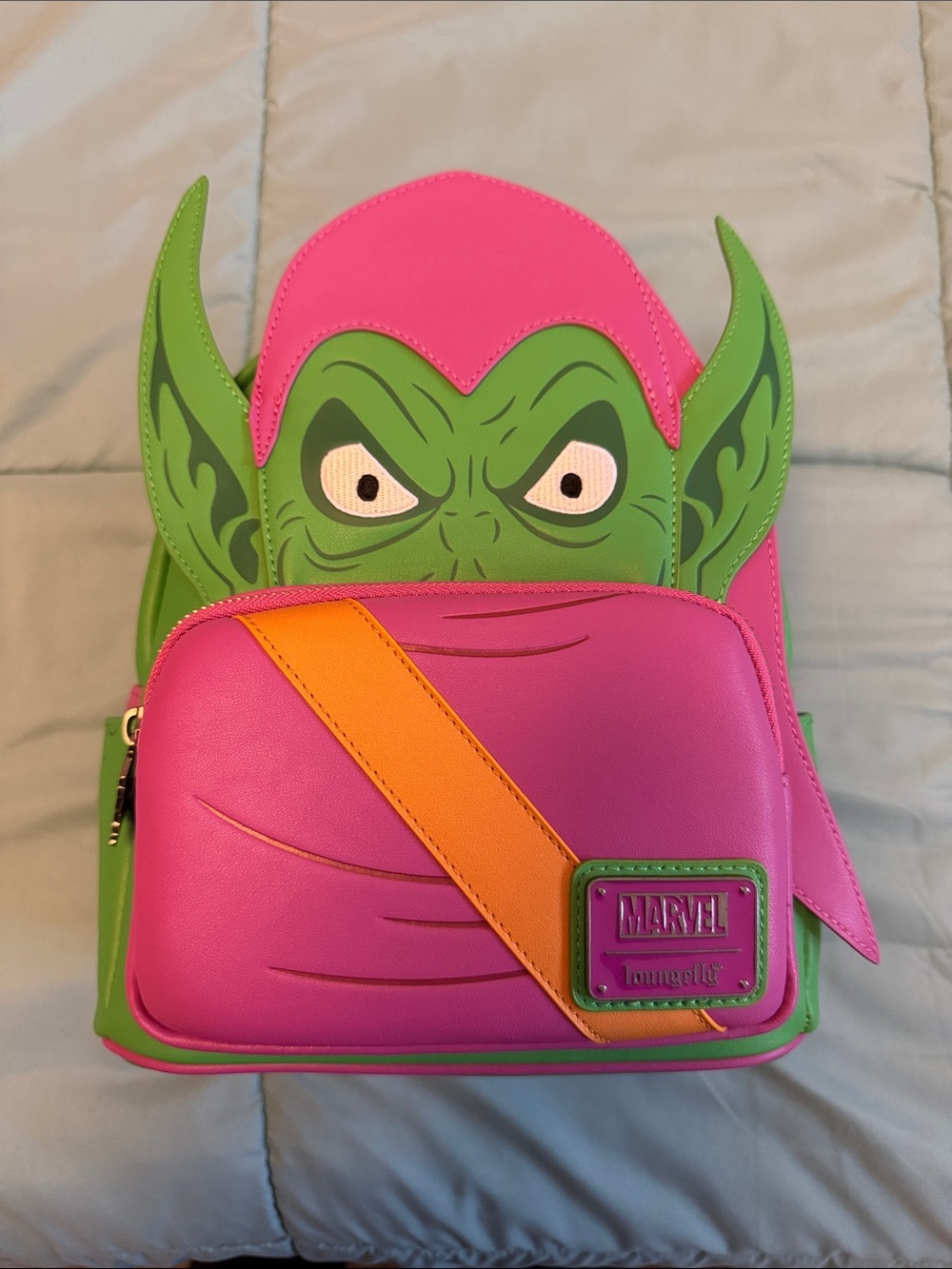Loungefly Marvel Green Goblin Cosplay Mini Backpack Brand New With Tags